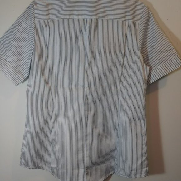 VF Imagewear  Women's Short Sleeve Button Uniform Shirt Size 06 #W-132 - Picture 5 of 7